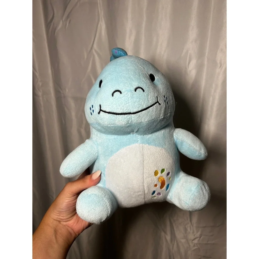 Moriah Elizabeth Plush Cousin Derp Blue Dinosaur Stuffed Doll 11